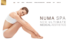 Desktop Screenshot of numaspa.com